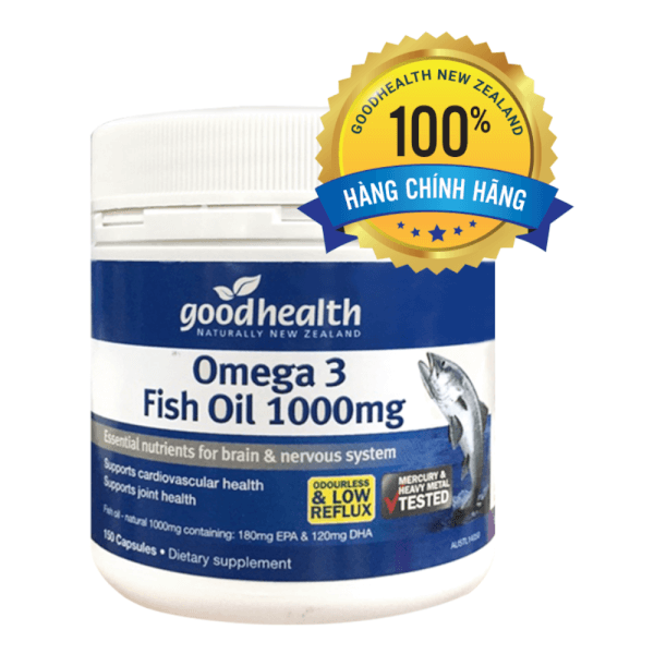 Viên uống bổ sung dầu cá Good Health Omega 3 Fish Oil