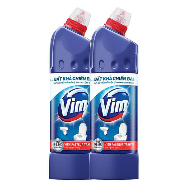 Combo 2 Vim Toilet Xanh biển 880ml