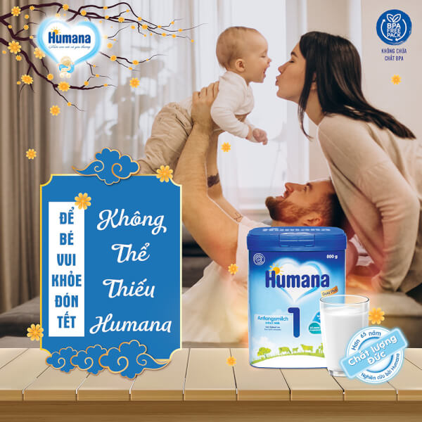 Sữa Humana Gold Plus 1 800g (06 tháng) giá tốt