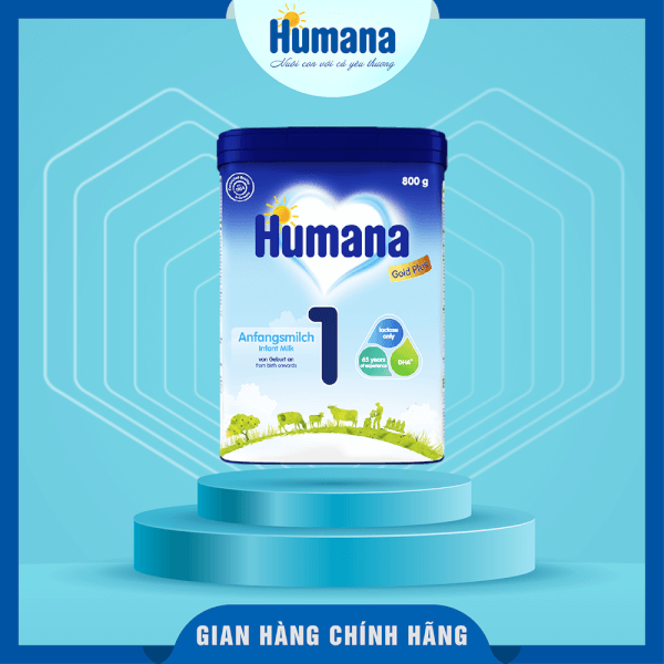 Sữa Humana Gold Plus 1 800g (06 tháng) giá tốt