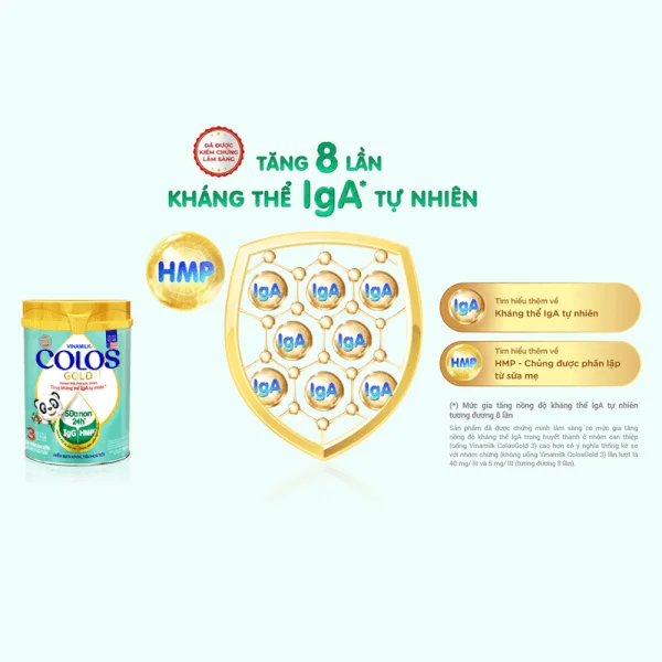Sữa Vinamilk ColosGold số 1 800g (0-1 tuổi)