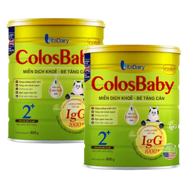 Combo 2 Sữa COLOSBABY GOLD 2 800G