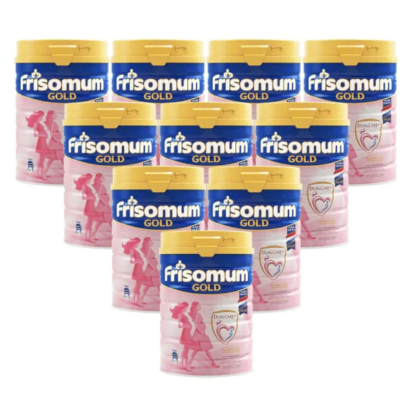 Combo 10 Friso Mum Gold hương Cam, 400g