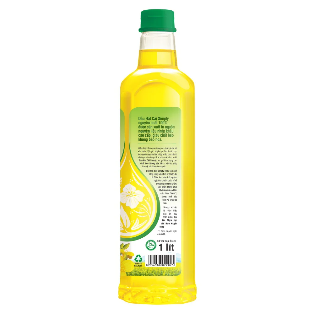 Dầu hạt cải nhãn hiệu Simply 1L