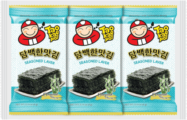 Snack Rong Biển hiệu TaoKaeNoi Vị Truyền Thống (3 gói/lốc)