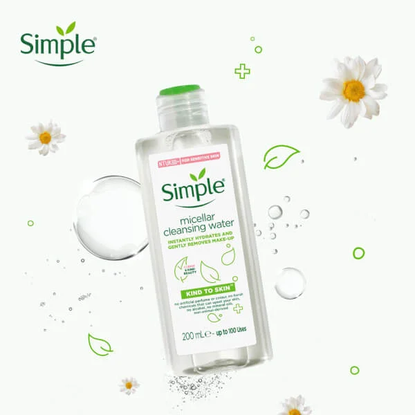Nước Tẩy Trang Simple Dành Cho Da Nhạy Cảm 200ml