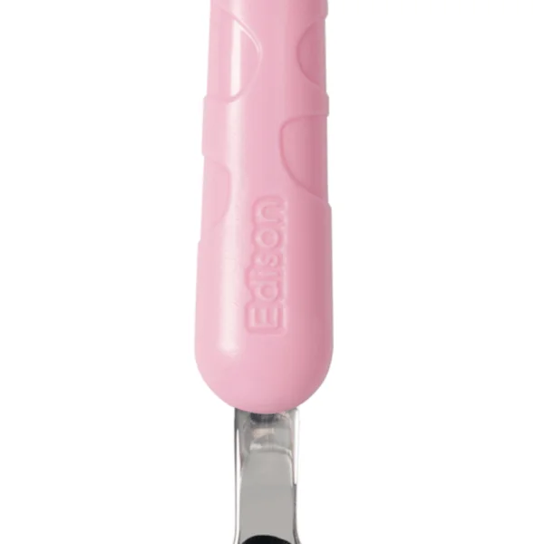 Nĩa inox tập ăn cho bé Edison (hồng)