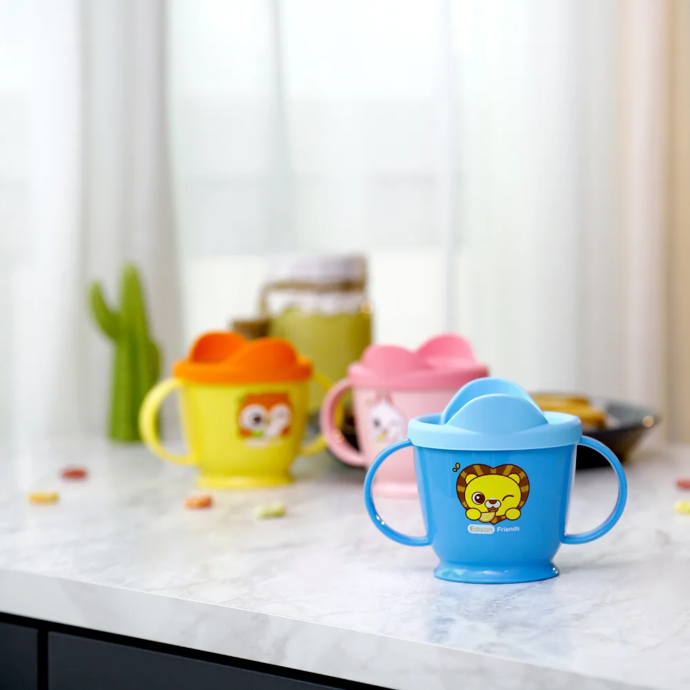 Ly tập uống inox có tay cầm Edison (Xanh)