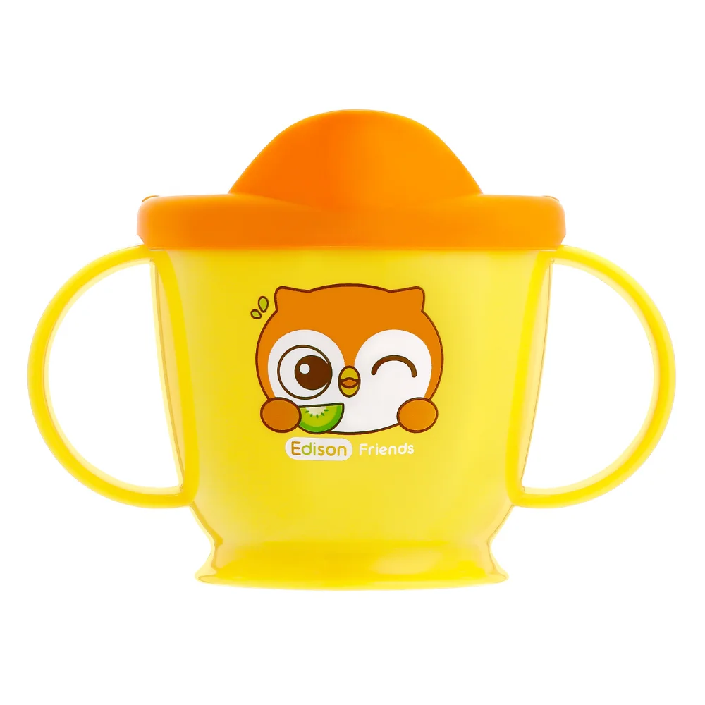 Ly tập uống inox có tay cầm Edison (Vàng)