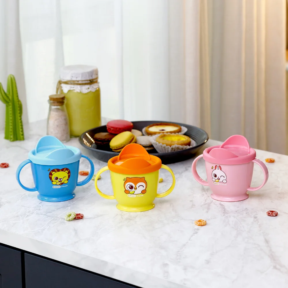 Ly tập uống inox có tay cầm Edison (Vàng)