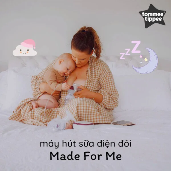 Máy hút sữa điện đôi Tommee Tippee - Made for Me