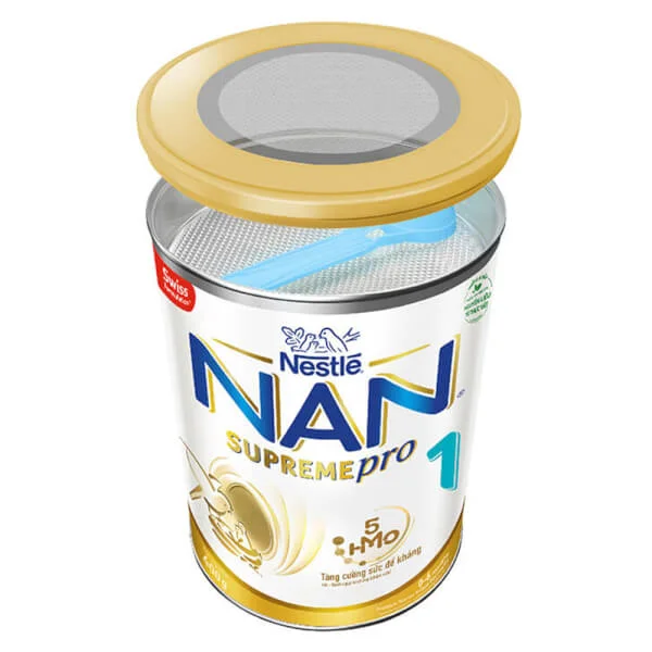 Combo 2 Sữa NAN SUPREME PRO số 1 400g (0-6 tháng)