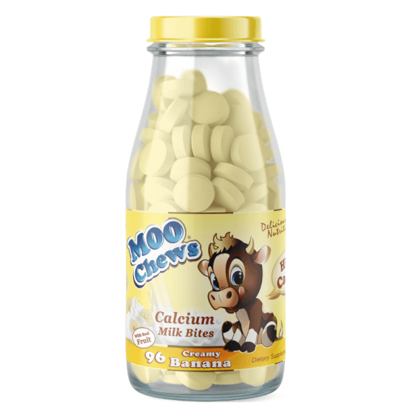 Combo 2 Viên Sữa Moo Chews Banana 96 viên/chai