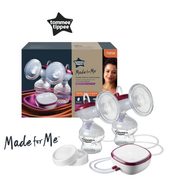 Combo 1 Máy hút sữa điện đôi Tommee Tippee - Made for Me & 1 Túi cho mẹ Bellotte Y20010B (đen)