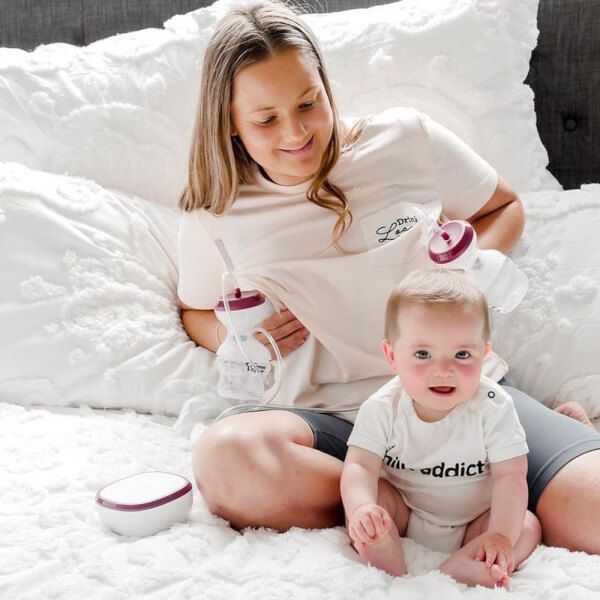 Combo 1 Máy hút sữa điện đôi Tommee Tippee - Made for Me & 1 Túi cho mẹ Bellotte Y20010B (đen)