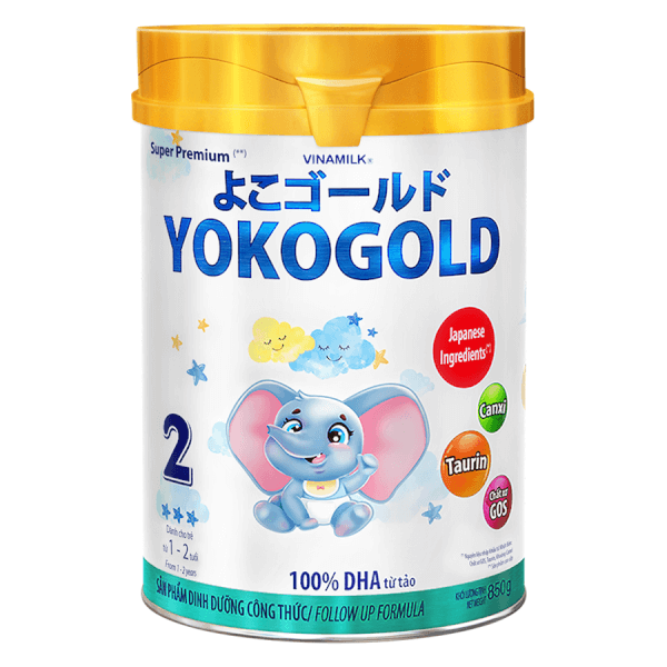 Sữa Vinamilk Yoko Gold 2 850g (1-2 tuổi)