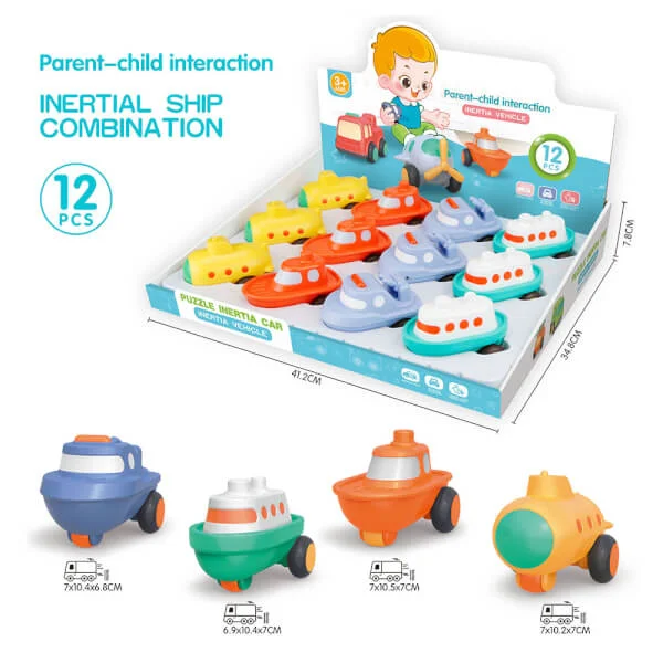 Đồ chơi tàu thuyền mini chạy đà CY200855 Toycity (1 chiếc - giao màu ngẫu nhiên)