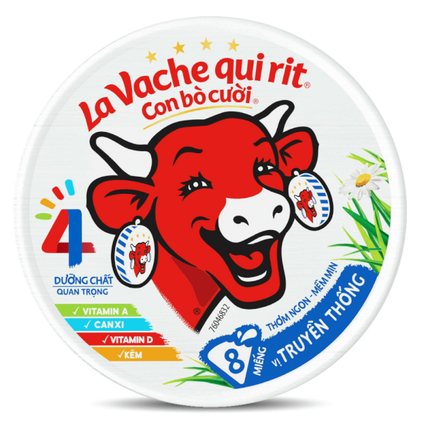 Thực phẩm bổ sung: Phô mai La Vache qui rit Con Bò Cười - 100N VN