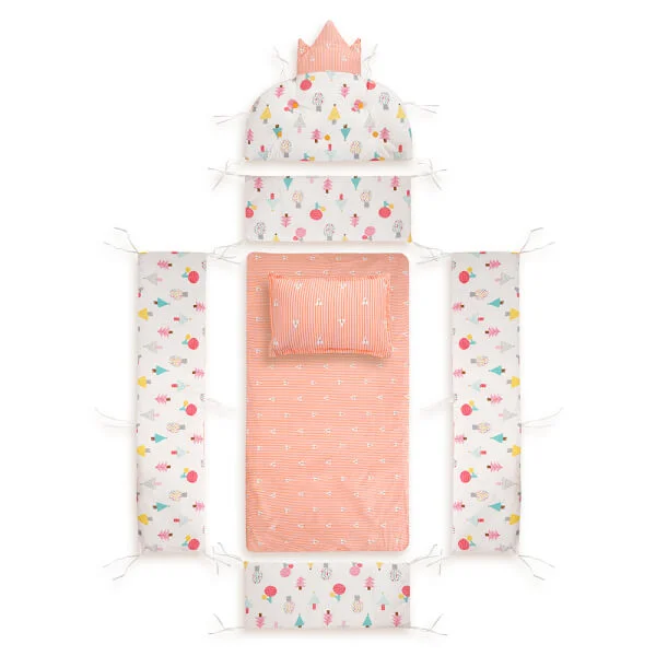 Quây nệm vương miện Animo ( LBBS-38, hồng)