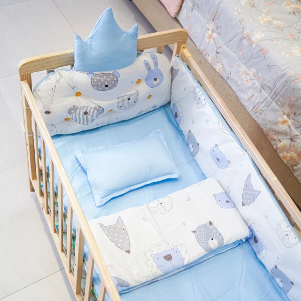 Quây nệm vương miện Animo ( LBBS-39, xanh)