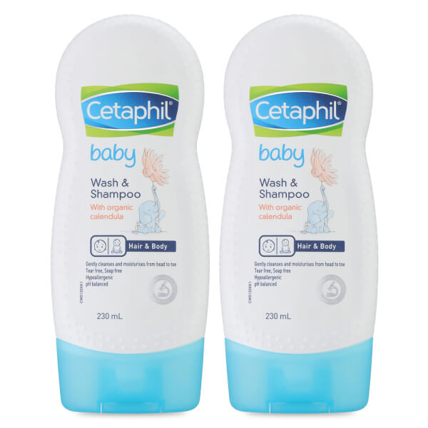 Combo 2 Sữa tắm gội trẻ em tinh chất hoa cúc Cetaphil 230ml