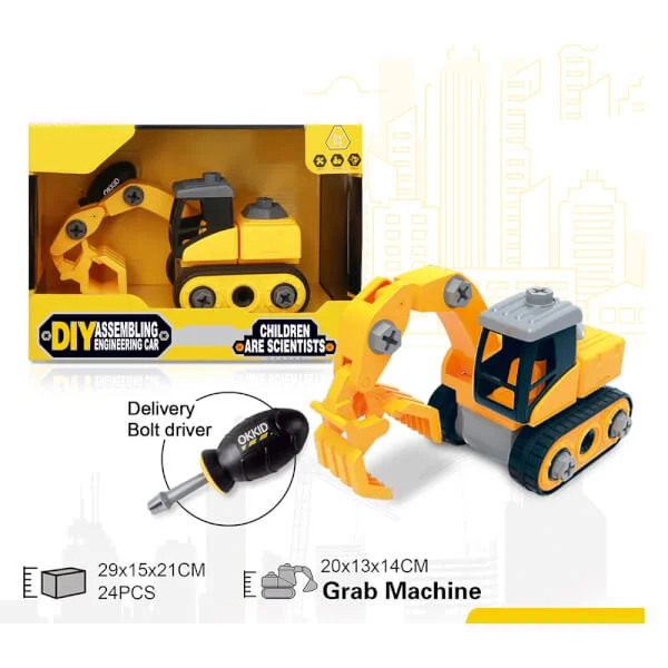 Xe gắp lắp ráp lớn CY189910 (Vàng)