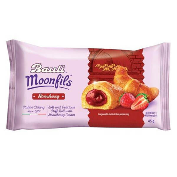Bánh Bauli Moonfils Strawberry 45 (45g x 20cái)