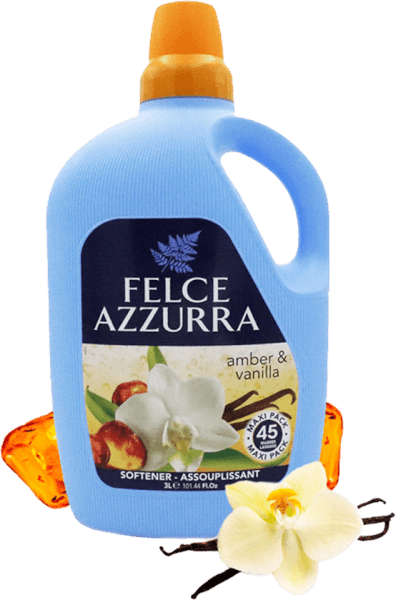 Nước xả vải mùi hổ phách và vani Felce Azzurra (3L)