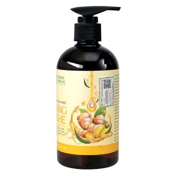 Sữa tắm thảo dược gừng nghệ Cỏ cây hoa lá (450g)