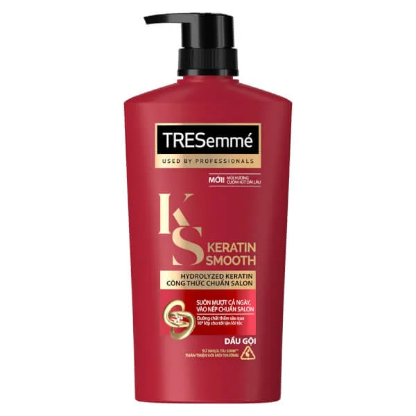 Dầu gội TRESEMME KERATIN SMOOTH vào nếp mượt mà 850g