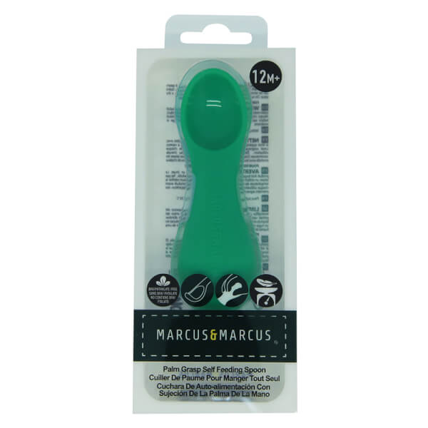 Thìa tập ăn silicon cho bé Palm Grasp Marcus & Marcus, từ 12 tháng - Ollie