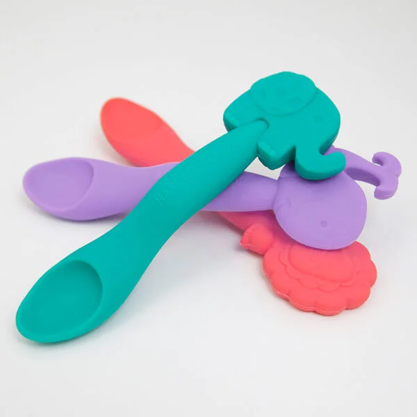 Thìa ăn dặm silicon cho bé Marcus & Marcus, từ 6 tháng - Ollie