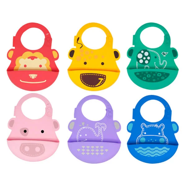 Yếm silicon ăn dặm cho bé Marcus & Marcus, từ 6 tháng - Lola