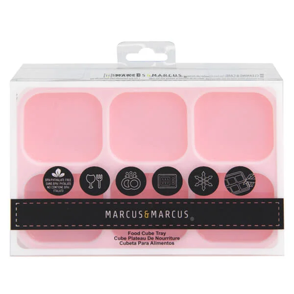 Khay silicon trữ đông đồ ăn dặm cho bé Marcus & Marcus - Pokey (60ml x 6 ngăn)