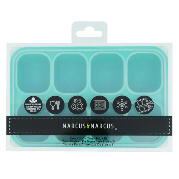 Khay silicon trữ đông đồ ăn dặm cho bé Marcus & Marcus - Ollie (30ml x 8 ngăn)