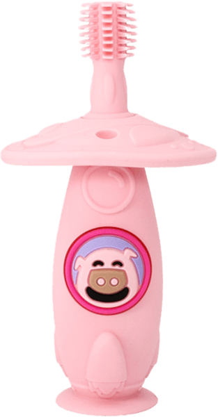 Bàn chải tập đánh răng và mát xa nướu silicon 360 cho bé Marcus & Marcus, từ 12 tháng - Pokey