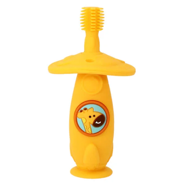 Bàn chải tập đánh răng và mát xa nướu silicon 360 cho bé Marcus & Marcus, từ 12 tháng - Lola