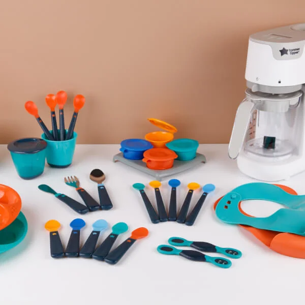 Thìa ăn dặm bề mặt kháng khuẩn cho bé Tommee Tippee Softee từ 4 tháng (bộ 2 thìa)