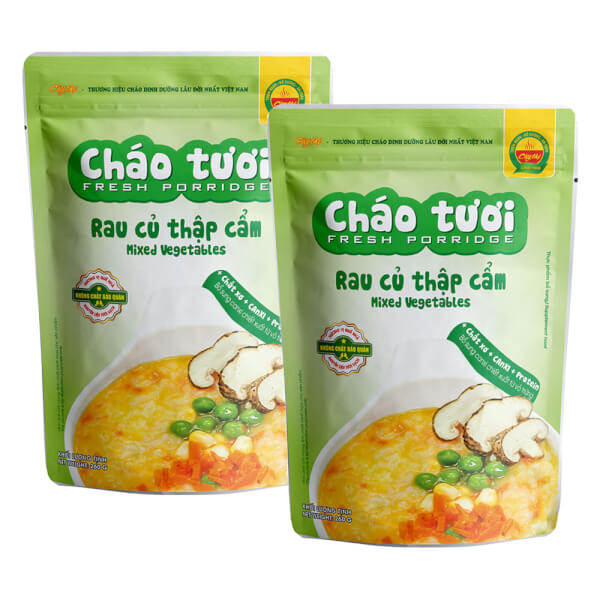 Combo 2 Cháo tươi Cây Thị Rau củ Thập cẩm