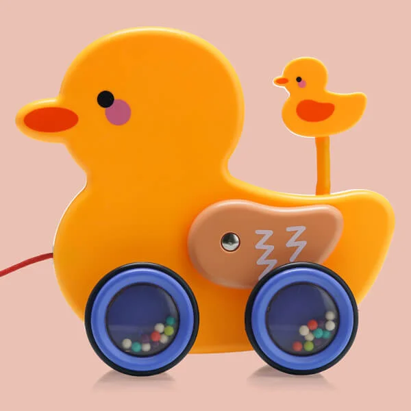 Xe kéo thú nhún vui vẻ con vịt JS047320