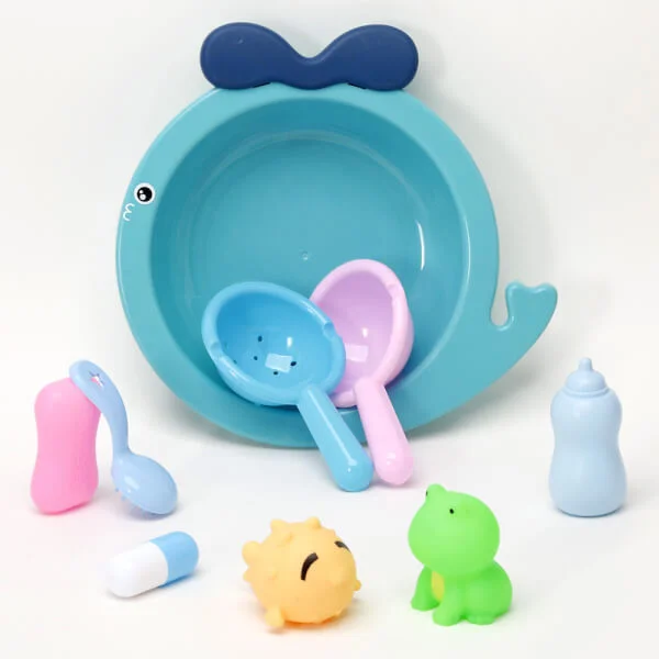 Bộ đồ chơi nhà tắm 9pcs JS048059 (Xanh dương)