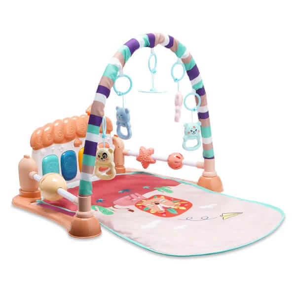 Thảm nằm chơi có nhạc cho bé JS048904 (Hồng)