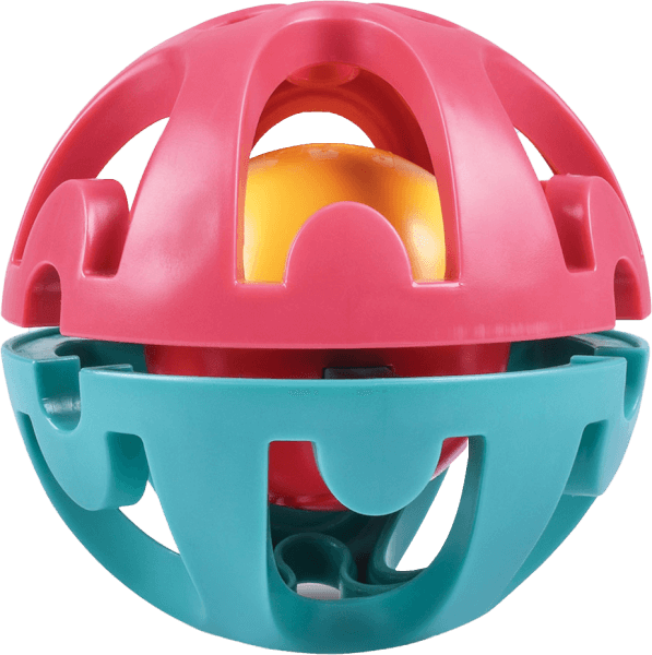 Xúc xắc vặn quả bóng luyện tay cho bé (Đỏ,Xanh)