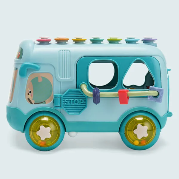 Xe bus âm nhạc lớn thả khối JS048894 (Xanh dương)