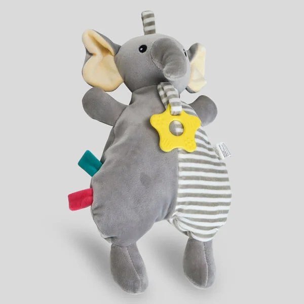 Thú bông treo nôi mặt voi kèm lục lạc, gặm nướu