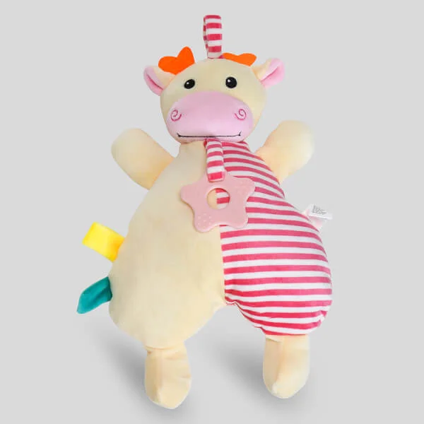 Thú bông treo nôi kèm mặt bò lục lạc, gặm nướu