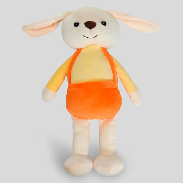 Thú nhồi bông thỏ Animo mặc yếm