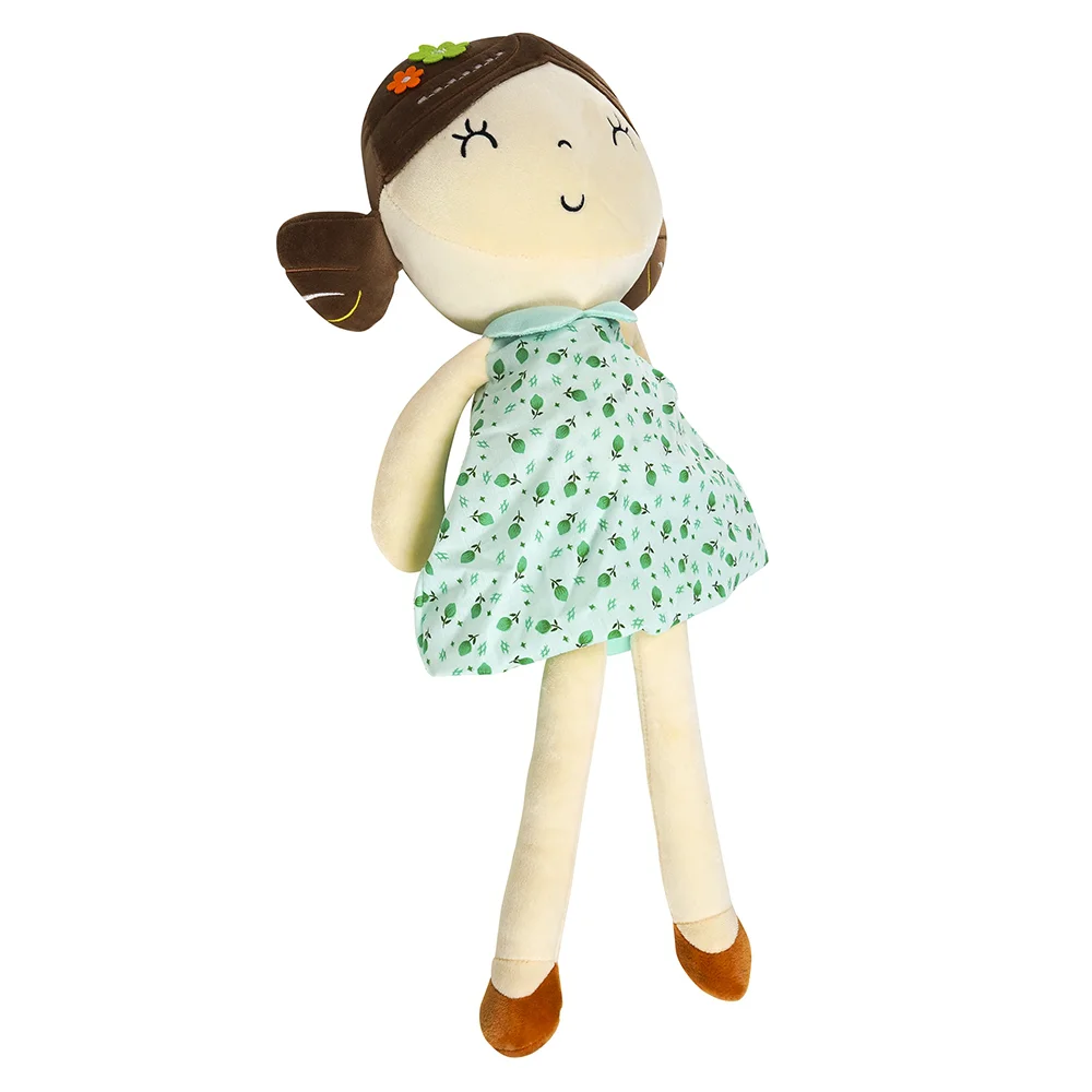 Búp bê nhồi bông Animo váy xanh hoa (TN)