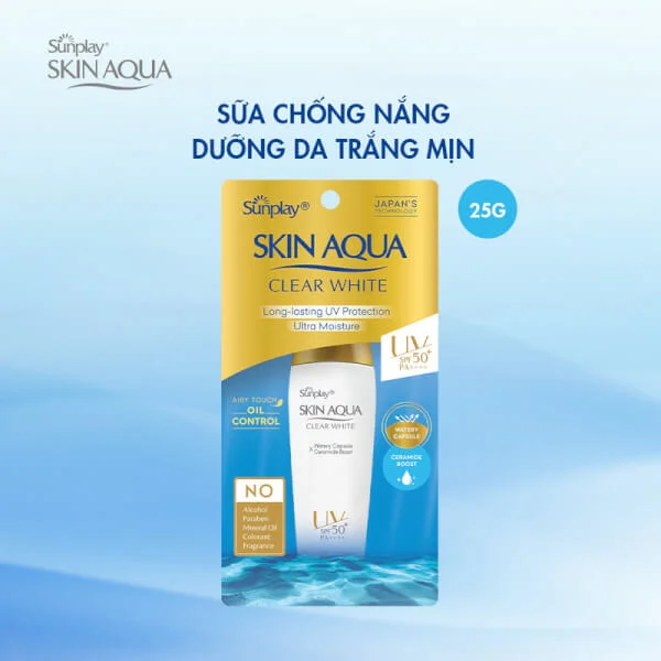 Sữa Chống Nắng Sunplay Skin Aqua Dưỡng Da Sáng Mịn 25g