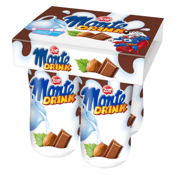 Váng sữa uống Zott Monte hương Sô cô la 4x95ml